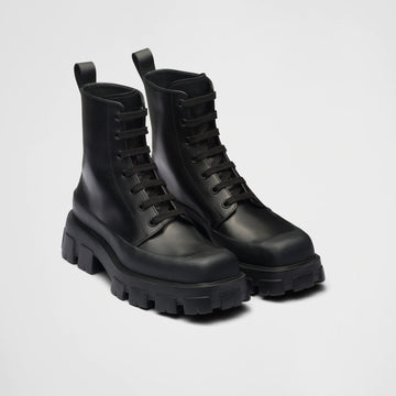 Leather booties