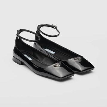 leather ballerinas