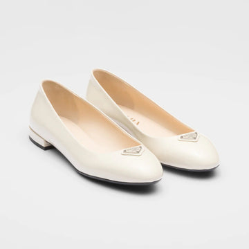 leather ballerinas