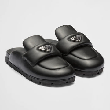 Soft padded nappa leather sabots