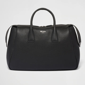 Leather travel bag