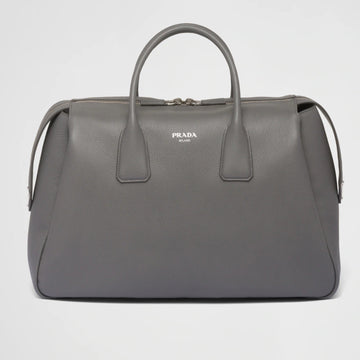 Leather travel bag