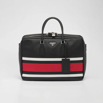Saffiano leather travel bag