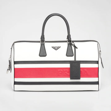 Saffiano leather travel bag