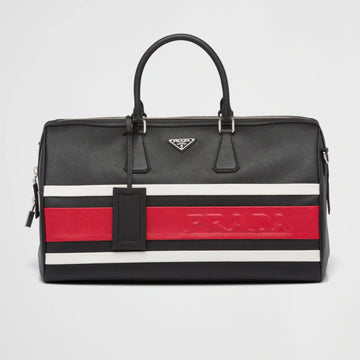 Saffiano leather travel bag