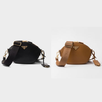 Leather mini shoulder bag