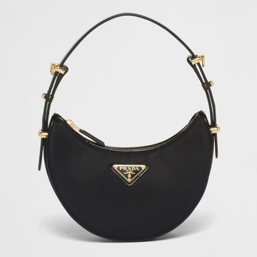 Prada Arqu? Re-Nylon and brushed leather mini shoulder bag