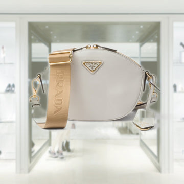 Leather mini shoulder bag