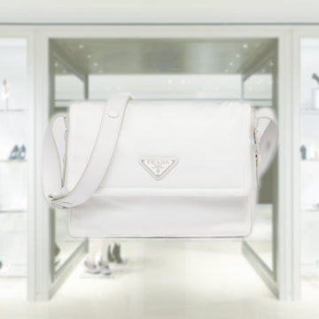 Small padded Re-Nylon shoulder bag