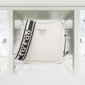 Leather mini shoulder bag