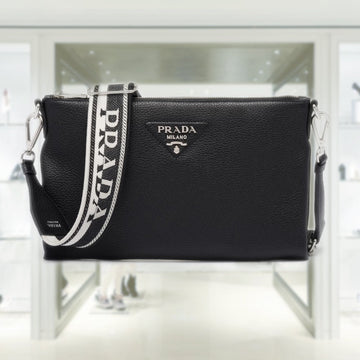 Leather shoulder bag