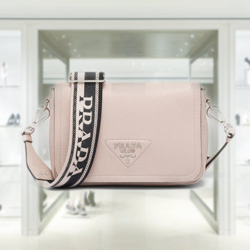Leather shoulder bag
