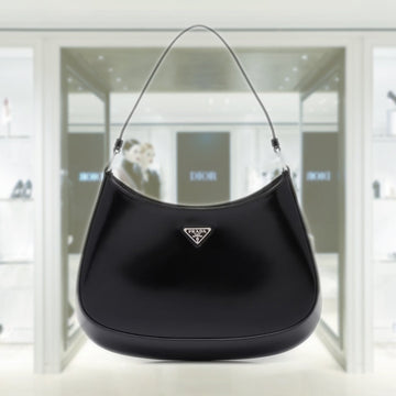 Prada Cleo brushed leather shoulder bag