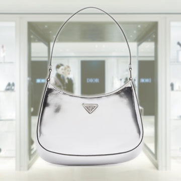 Prada Cleo brushed leather shoulder bag