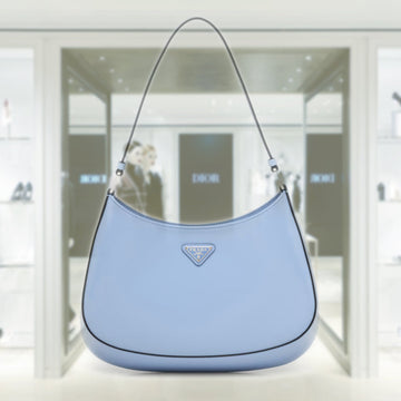 Prada Cleo brushed leather shoulder bag