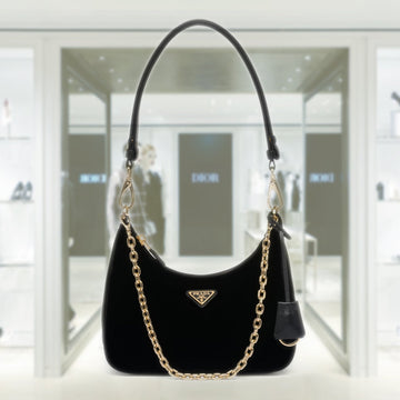 Prada Re-Edition velvet mini-bag