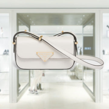 Leather shoulder bag