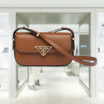 Leather shoulder bag