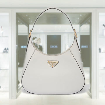 Leather shoulder bag