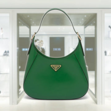 Leather shoulder bag