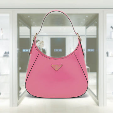 Leather shoulder bag