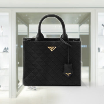 Prada Symbole medium embroidered fabric bag