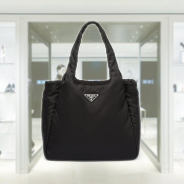 Large padded Re-Nylon tote bag