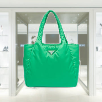 Large padded Re-Nylon tote bag