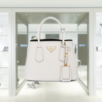 Prada Double Saffiano leather mini bag