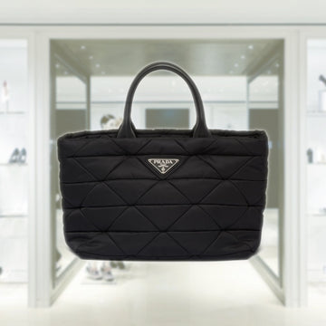 Re-Nylon medium padded tote