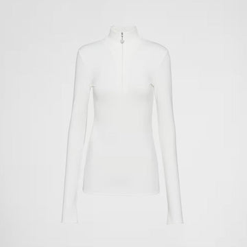 Stretch jersey top
