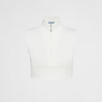 Stretch jersey top
