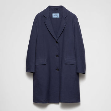 Single-breasted double cotton coat