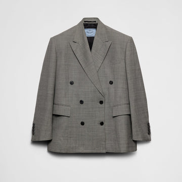 Double-breasted grisaille jacket