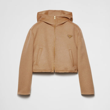 Lightweight cashgora blouson jacket