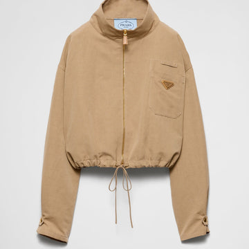 Panama cotton blouson jacket