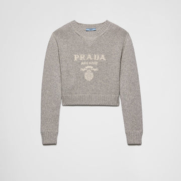 Wool and cashmere crew-neck sweater