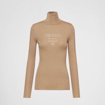 Superfine wool turtleneck sweater