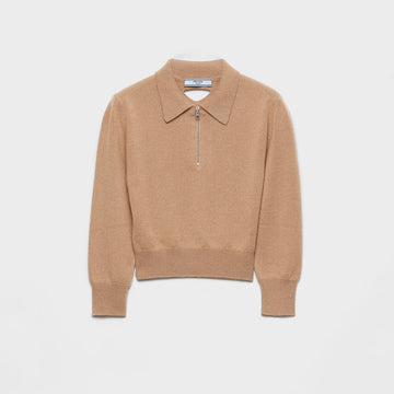 Cashmere polo sweater