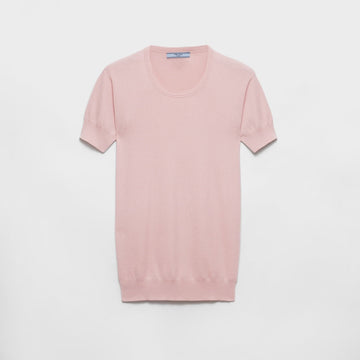 Silk and cotton crew-neck sweater