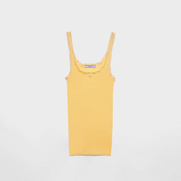 Ribbed cotton top