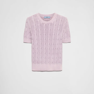 Cotton crew-neck sweater