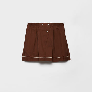 Cotton miniskirt