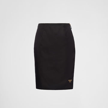 Re-Nylon pencil skirt