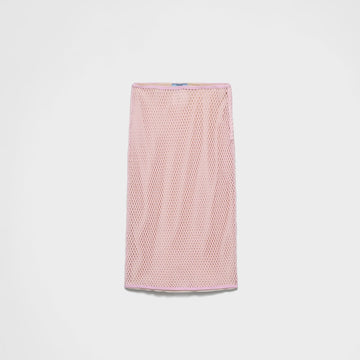 Cotton mesh skirt