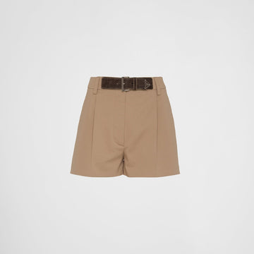 Gabardine shorts