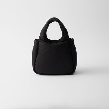 Mini padded Re-Nylon bag with bow