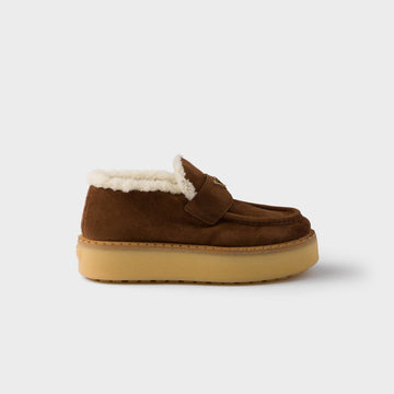 Suede loafers