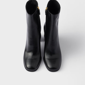 Leather booties