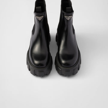Monolith brushed leather Chelsea boots